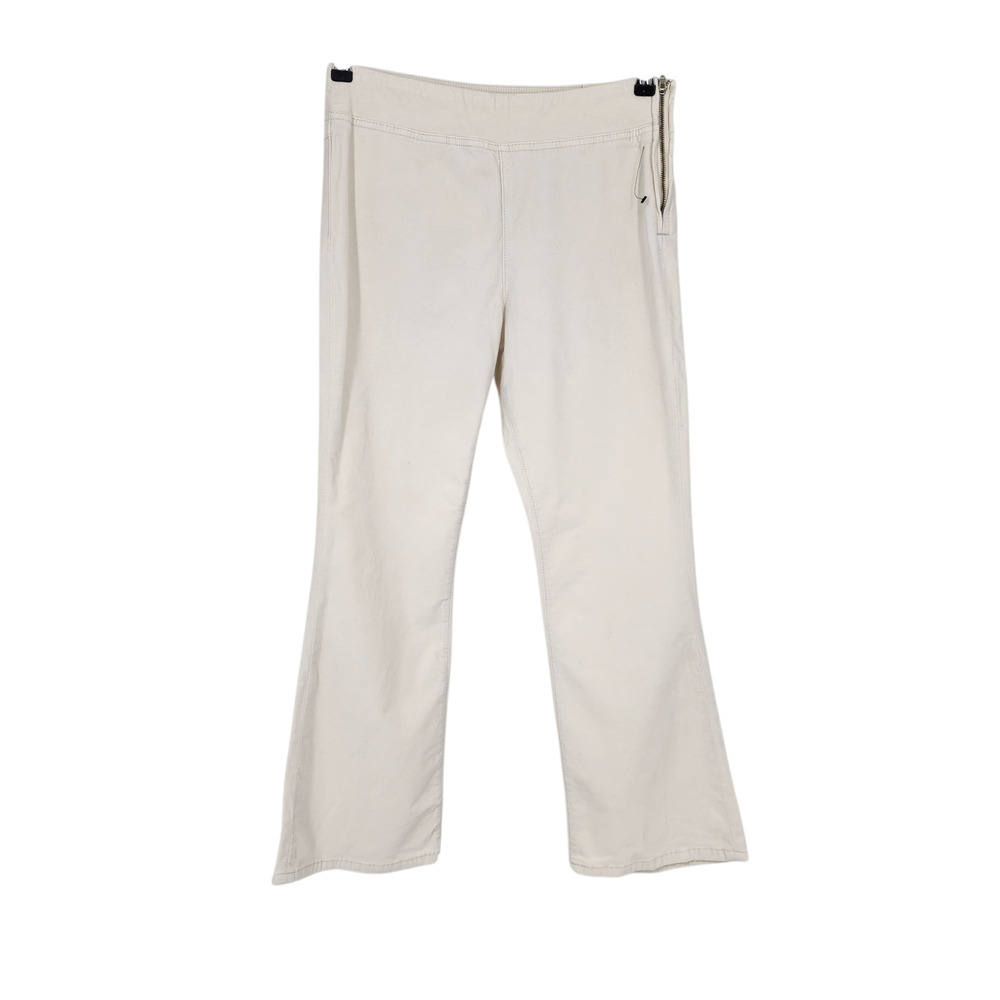 Free People We The Free In My Feelings Velvet Crop Slim Flare Pants Size XS